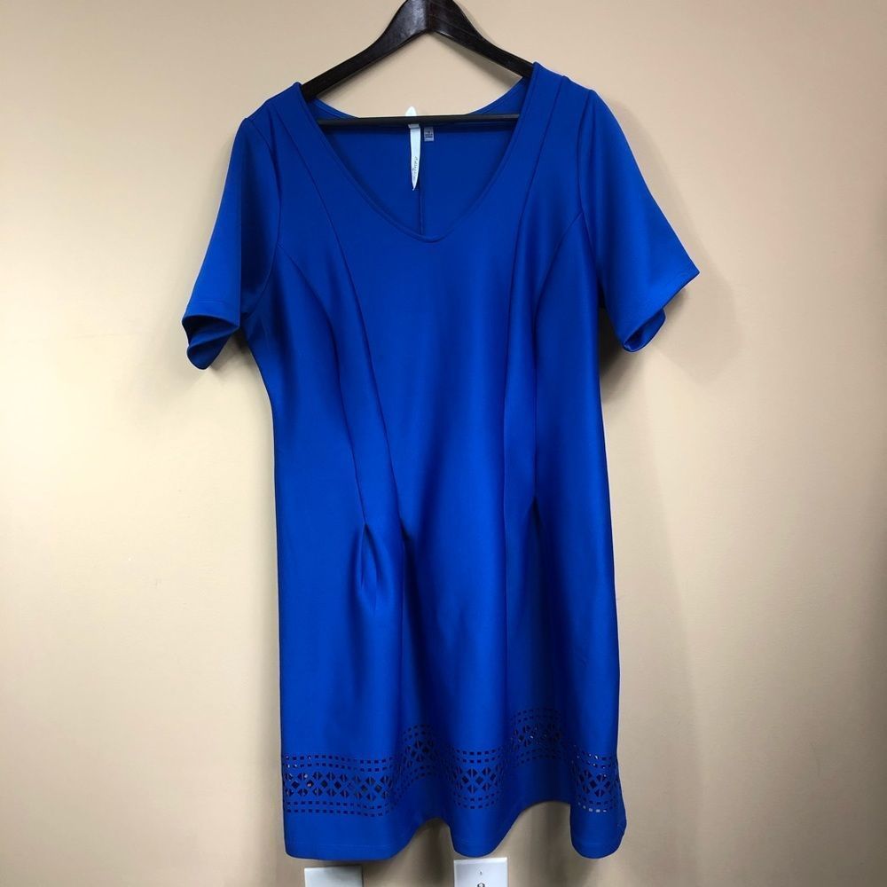 Royal Blue Fit & Flare Dress❤️